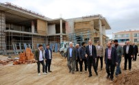 SOSYAL TESİS - Başkan Altay, Buhara Mahalle Konağı İnşaatında İncelemelerde Bulundu