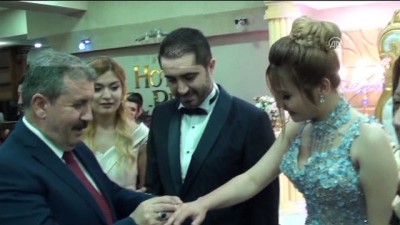 BBP Genel Başkanı Destici Nişan Törenine Katıldı