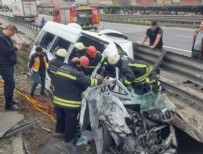 TEM OTOYOLU - Dilovası'nda TIR ile minibüs çarpıştı, vali ve kaymakamların eşleri yaralandı
