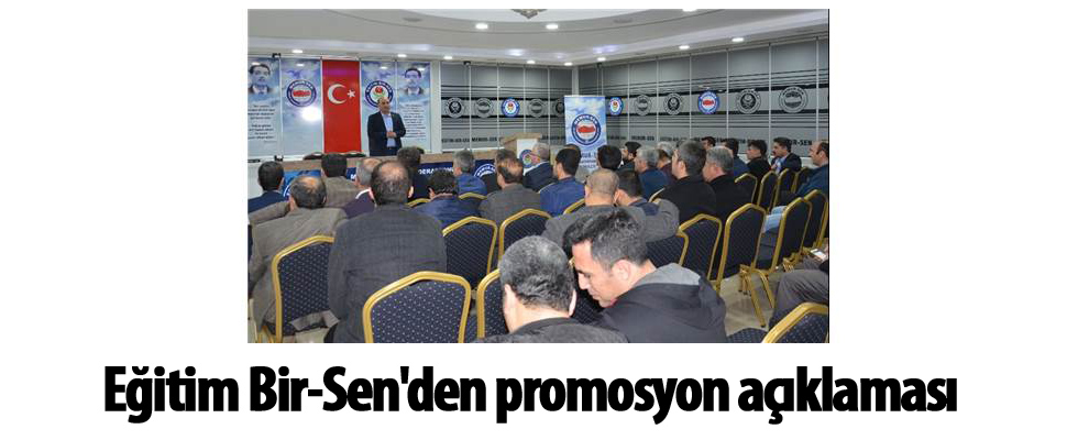 Eğitim Bir-Sen'den promosyon açıklaması