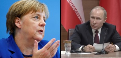 Merkel ve Putin'den Suriye görüşmesi