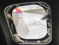 YOLCU UÇAĞI - Yolcu uçağında dehşet! Havada motoru patladı