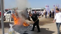 AHMET NECDET SEZER - Festival İçin Pişirilmeye Çalışılan 200 Kiloluk Dana Alev Alev Yandı