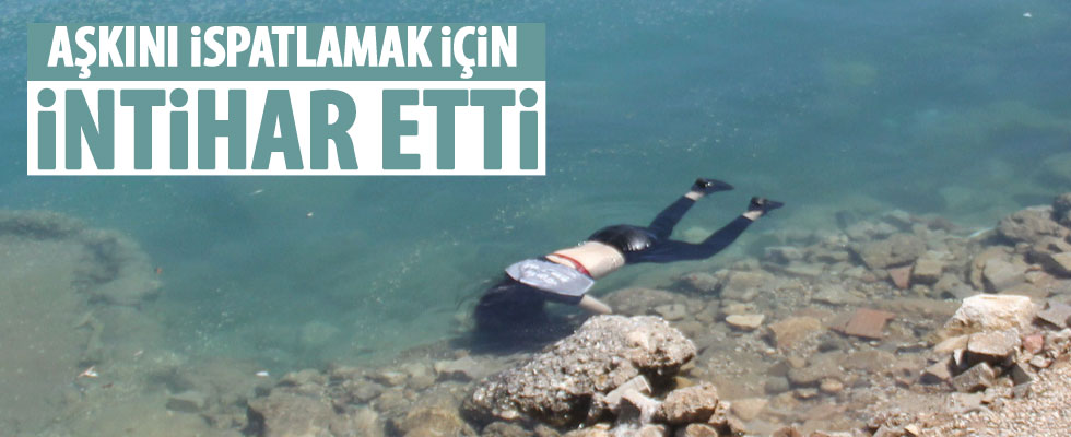 Genç kız aşkı için...