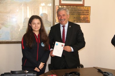 Kozlu Ortaokulundan Başkan Yılmaz'a Ziyaret