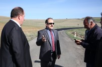 Vali Pehlivan, Köy Yollarındaki Çalışmaları İnceledi