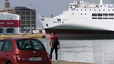Yunanistan'da Denizciler Greve Gitti