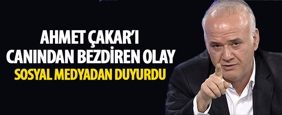 Ahmet Çakar'ı canından bezdiren olay!