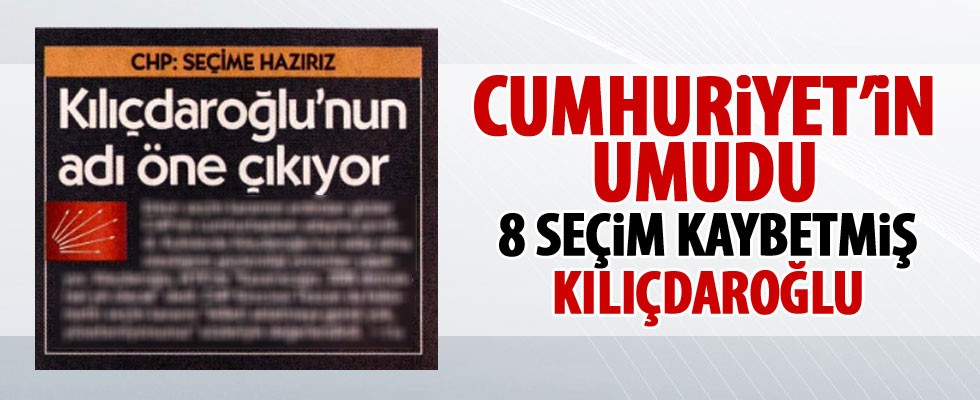 Cumhuriyet 'Kılıçdaroğlu' dedi