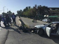ALAADDIN KEYKUBAT - 'Dur' İhtarına Uymayıp Kaçan Sürücü Kaza Yaptı