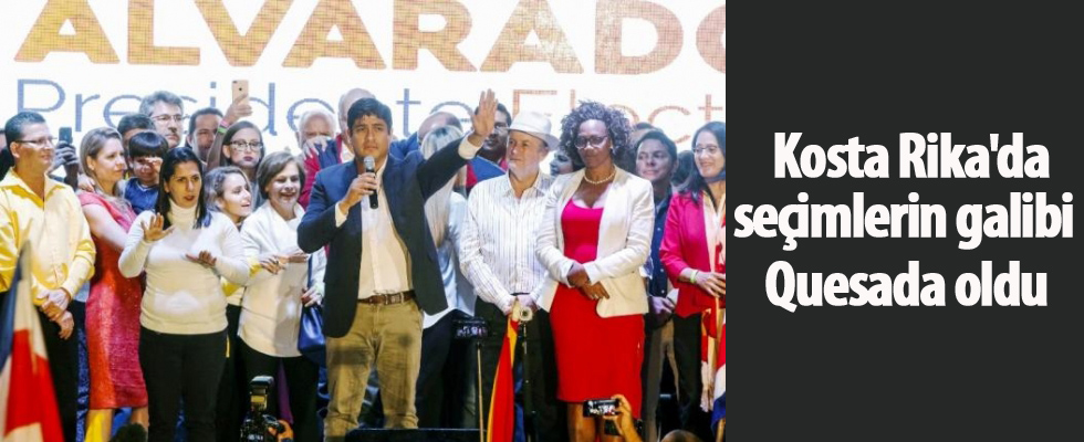Kosta Rika'da seçimlerin galibi Quesada oldu