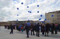 OTİZM EYLEM PLANI - Otizme Dikkat Çekmek İçin Mavi Balon Uçurdular