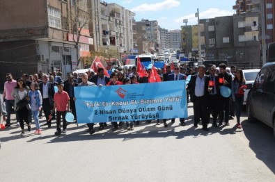 Şırnak'ta Otizm Farkındalık Yürüyüşü Yapıldı