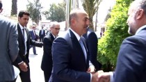 LEFKOŞA - Dışişleri Bakanı Çavuşoğlu, KKTC Cumhurbaşkanı Akıncı İle Görüştü