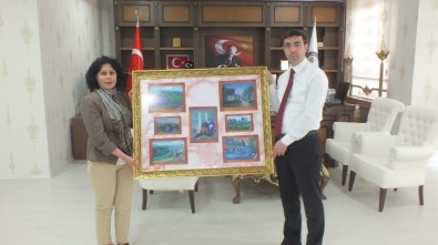 Müdür Acaroğlu'ndan Kaymakam Kırlı'ya Ziyaret