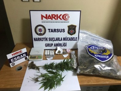 Tarsus'ta  2 Uyuşturucu Satıcısı Yakalandı