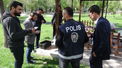 Aksaray'da Piknik Alanlarında Polis Uygulaması