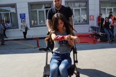 Hastanedeki Tatbikat Gerçeğini Aratmadı