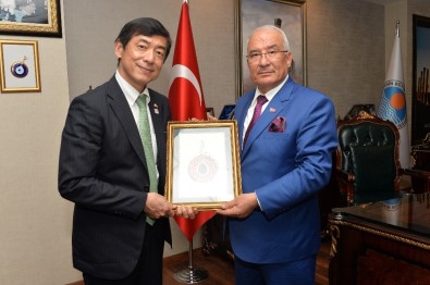 Japonya Ankara Büyükelçisi Akio Miyajima, Kocamaz'ı Ziyaret Etti