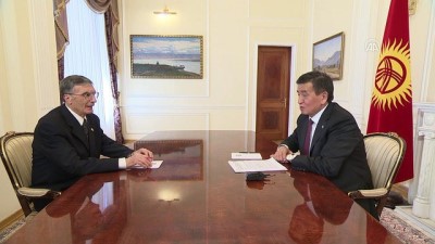 Kırgızistan Cumhurbaşkanı Ceenbekov Sancar'la Görüştü