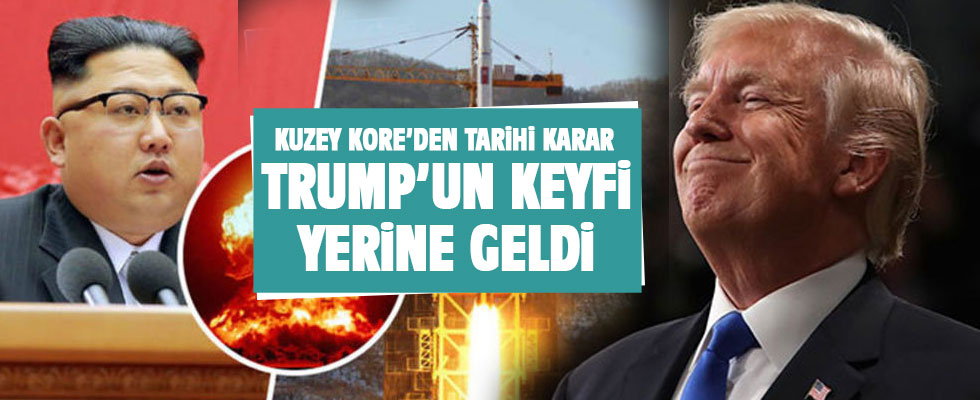 Kuzey Kore'den nükleer silah testlerini bırakma kararı