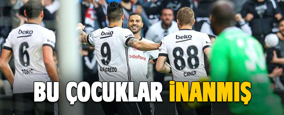 Beşiktaş'tan Galatasaray'a gözdağı