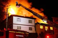 DOĞALGAZ PATLAMASI - Doğalgaz Patlaması Sonucu Çıkan Yangında 7 Ev Kullanılamaz Hale Geldi