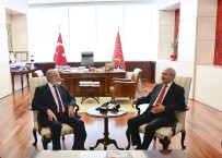 LALE KARABıYıK - Kılıçdaroğlu, SP Genel Başkanı Karamollaoğlu İle Görüştü