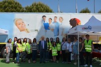 Başkan Özakcan, 'İyilik Tırı'nı Ziyaret Etti