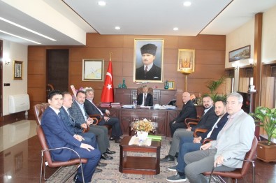 Çaycuma TSO Yönetimi Zonguldak'ta Ziyaretlerde Bulundu