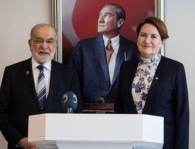 İYİ Parti lideri Akşener ile SP lideri Karamollaoğlu görüştü