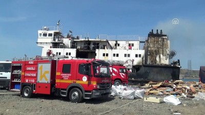 Karaya Oturan Gemide Yangın Çıktı