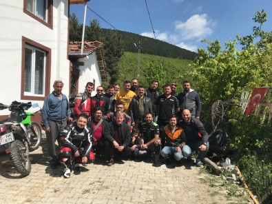 Niksar Motosiklet Kulübü Üyeleri Afrin Gazisini Ziyaret Etti