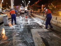 KUYUMCULAR ÇARŞISI - Tokat'ta Temiz Şehir, Temiz Kaldırım Çalışması