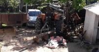 YARALI KADIN - Traktörün Altında Kalan Sürücü Öldü, Eşi Ağır Yaralandı