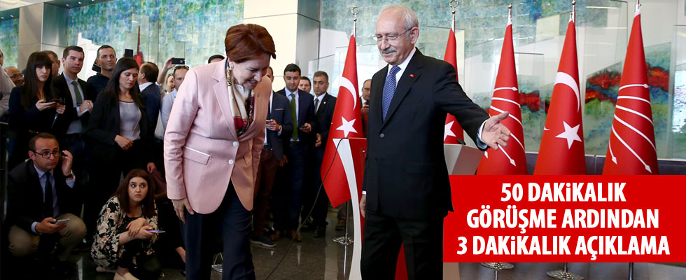 Akşener'den Kılıçdaroğlu'na ziyaret