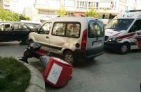 Bafra'da Kaza Açıklaması 1 Yaralı