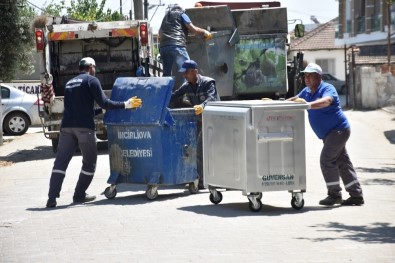 İncirliova'da Çöp Konteynırları Yenileniyor