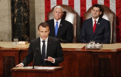 Macron Açıklaması 'Bir Gün ABD'nin Paris İklim Anlaşması'na Yeniden Katılacağına İnanıyorum'