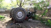 BAHÇELIKÖY - Afgan Sürücünün Kullandığı Traktör Devrildi Açıklaması 1 Ölü, 1 Yaralı