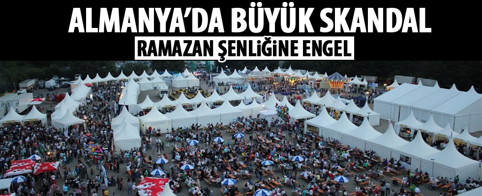 Almanya'da 'Festi Ramazan' şenliğine engel