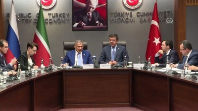 Zeybekci, Tataristan Cumhurbaşkanı Minnihanov İle Görüştü