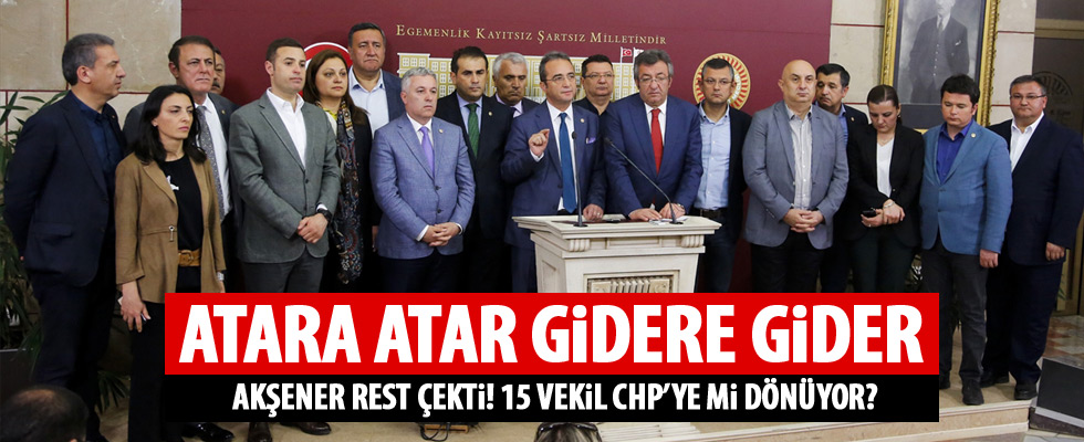 15 milletvekili CHP'ye dönecek iddiası
