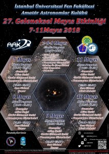 Amatör Astronomlar Kulübü'nün Mayıs Etkinliği İstanbul Üniversitesi'nde Gerçekleşecek