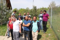 TAŞERON İŞÇİ - Bolu'da Karayolları Taşeron İşçilerinden İş Bırakma Eylemi