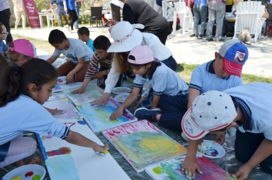 Milas'ta 50 Öğrenci Doğanın Koynunda Sanatla Buluştu