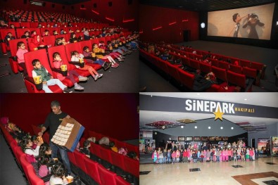 Şehitkamil'deki Minikler Sinemada Buluştu