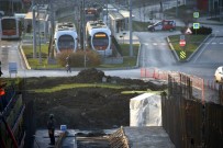 KALAFAT - OMÜ Kampüs İçi İlave Raylı Sistem Hattı İle Mevcut Hat Birleşiyor