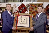 EBRU SANATı - BELMEK'te Eğitim Alan Kursiyerlerin Çalışmalarının Sergilendiği 'El Emeği Göz Nuru Yılsonu Sergisi' Açıldı