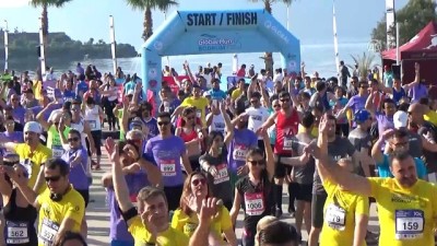 'Global Run Bodrum'da İyilik İçin Koştular